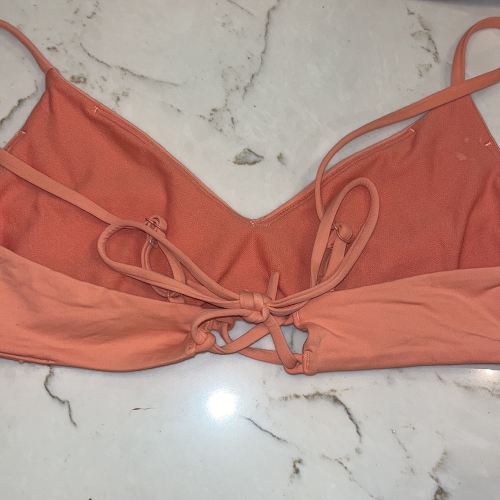 Coral/blush bikini top bundle - Picture 3 of 7